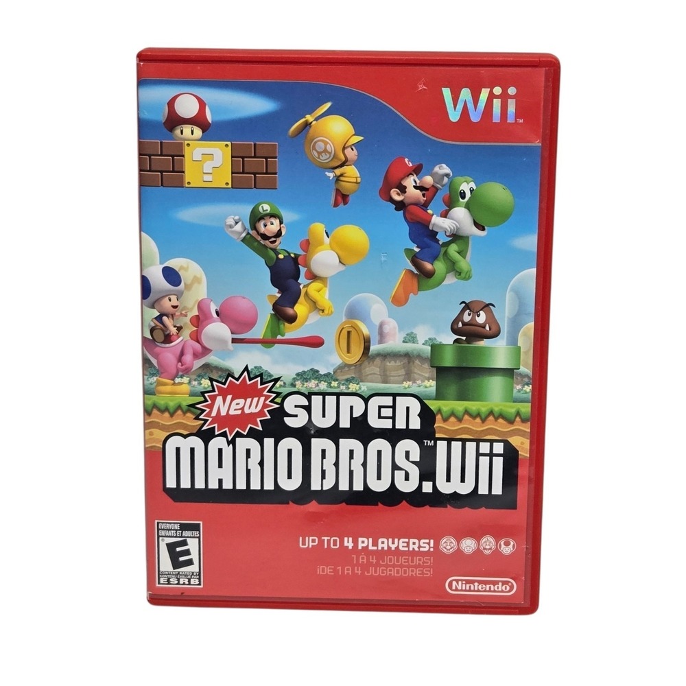 Nintendo New Super Mario Bros. Wii Nintendo No Manual - Untested
